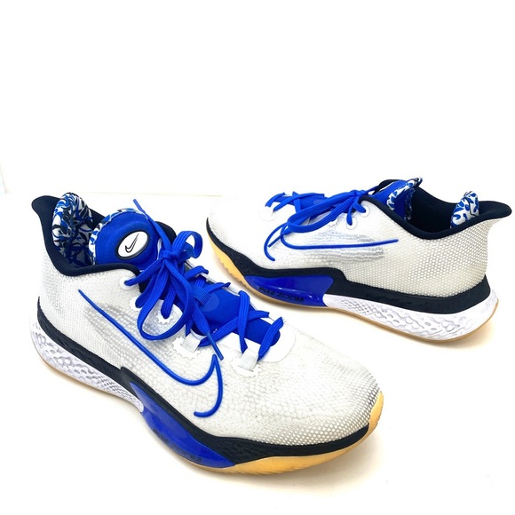 Nike Men's Blue/White Air Zoom BB NXT Sisterhood Basketball Shoe